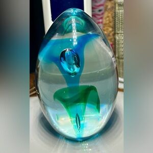 Vintage Glass Paperweight